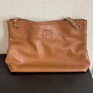 Tory Burch Large Tan Crossbody Purse